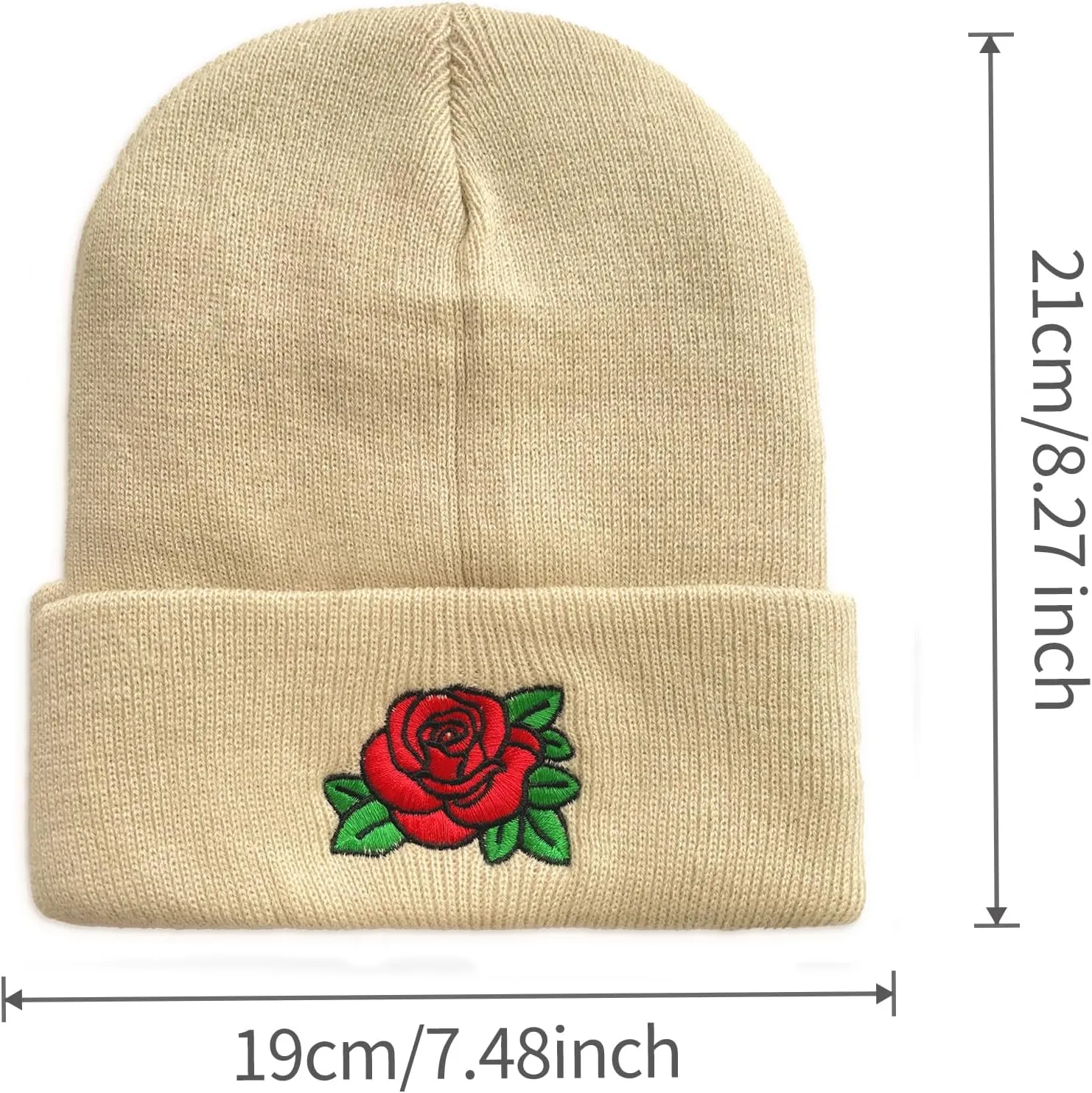 Beanie for Men Women Black Beanie Hat Soft Winter Cuffed Beanies Skull Caps Knit Hats