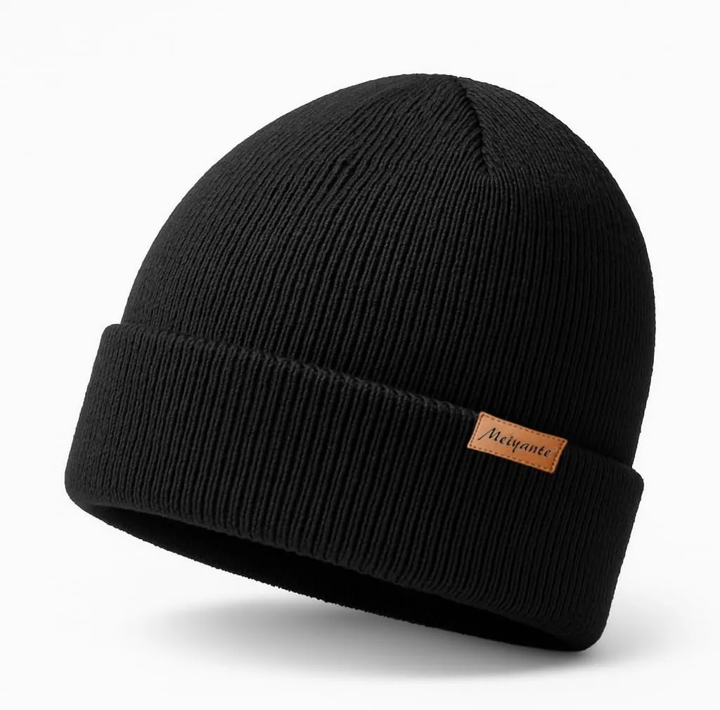Beanie Hats for Men & Women - Warm Stocking Caps for Men & Women, Cuffed Knit Thermal Hats, Gift for Him & Her