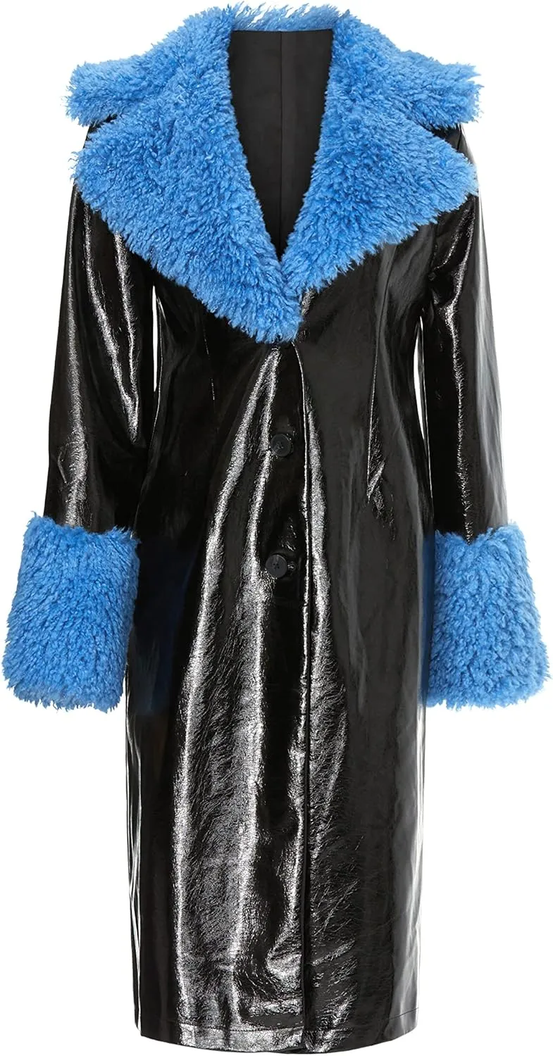 RTR Design Collective Faux Sherpa Collar Coat