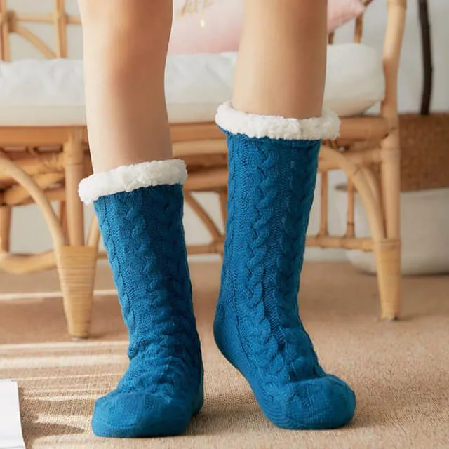 Sherpa Lined Slipper Socks