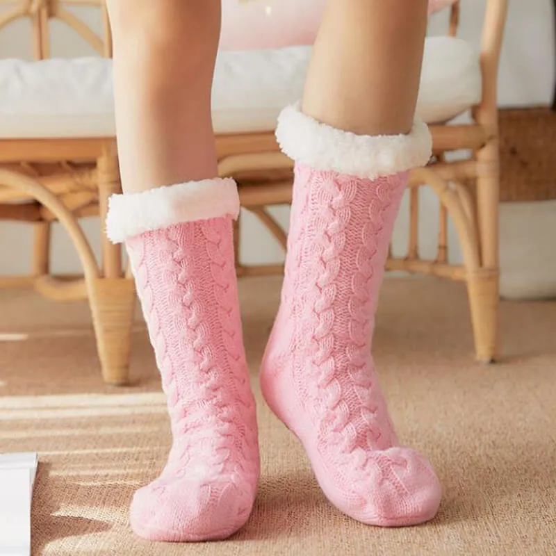 Sherpa Lined Slipper Socks