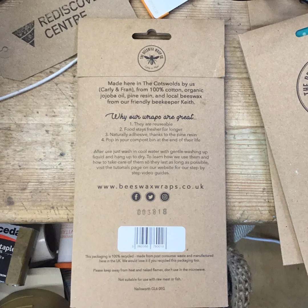 The Beeswax Wrap Co (4 Pack)