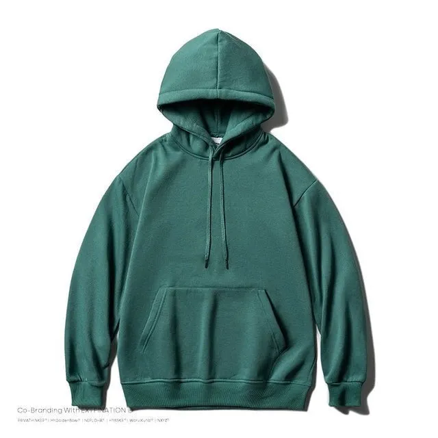 Wjczt Woman&#39;s Solid 12 Colors Korean Hooded Sweatshirts Female 2020 Cotton Thicken Warm Hoodies Couple Spring Fashion Clothes