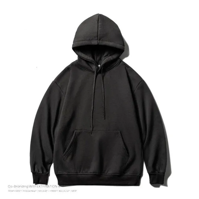 Wjczt Woman&#39;s Solid 12 Colors Korean Hooded Sweatshirts Female 2020 Cotton Thicken Warm Hoodies Couple Spring Fashion Clothes
