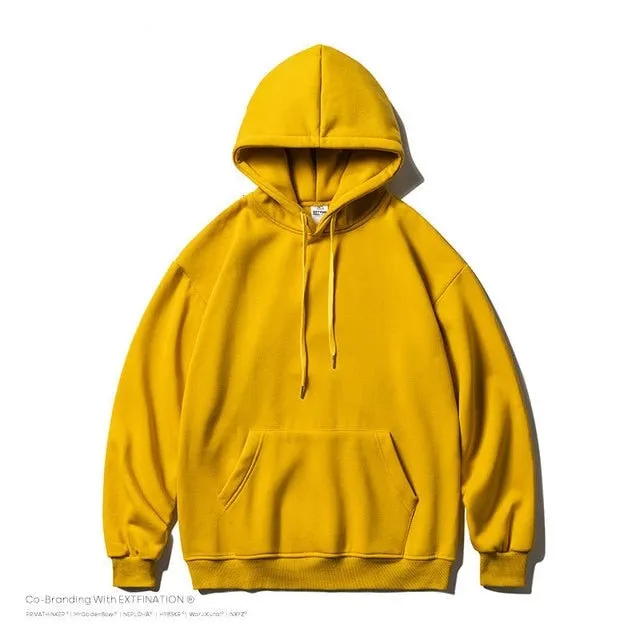 Wjczt Woman&#39;s Solid 12 Colors Korean Hooded Sweatshirts Female 2020 Cotton Thicken Warm Hoodies Couple Spring Fashion Clothes